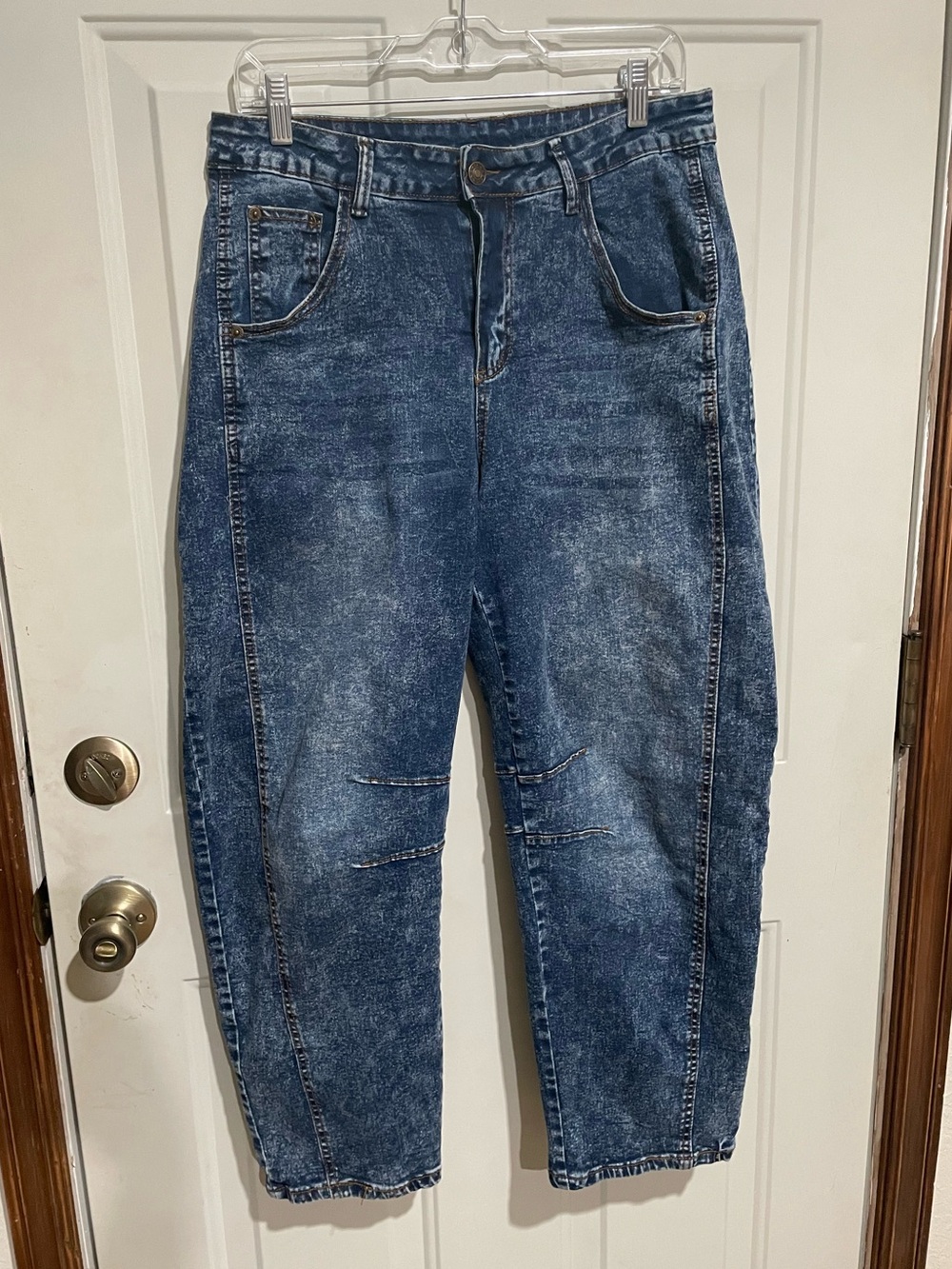 Women’s Blue Acid Washed Jeans